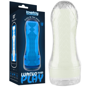 Lovetoy Lumino Play - Masturbator z wypustkami - świecący w ciemności