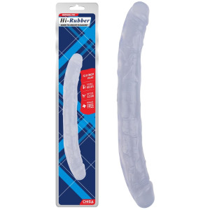 CHISA 12.8 Inch Dildo-Clear - Realistyczne dwustronne dildo, Przezroczyste PVC