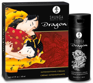 Krem do gry wstępnej - Dragon Intensifying Cream - do miejsc intymnych - 60 ml - Shunga