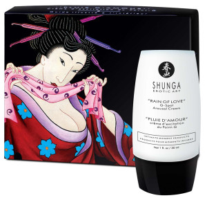 Lubrykant na bazie wody do stymulacji punktu G - Rain of Love Cream 30 ml - Shunga