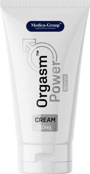 Żel wspomagający erekcję - Orgasm Power Cream for Men 50 ml - mocniejsza - Medica