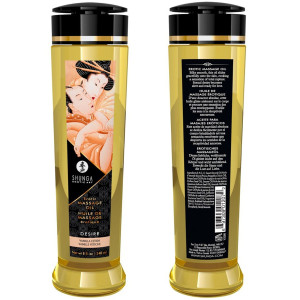 Shunga Massage Oil Desire VANILLA FETISH - Zapachowy olejek do masażu 240 ml.