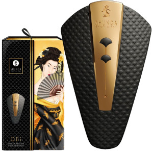 Shunga OBI Intimate Massager Black - Profesjonalny stymulator łechtaczki na USB