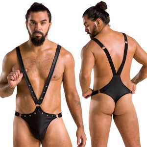 028 Body Harry black czarne body męskie