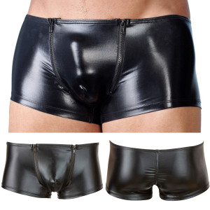 Men's Pants świecące bokserki męskie czarne