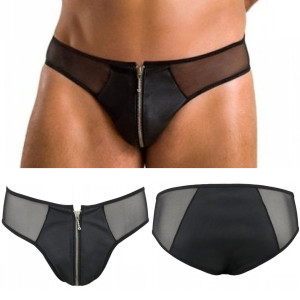 042 Slip Timmy black czarne slipy zasuwane
