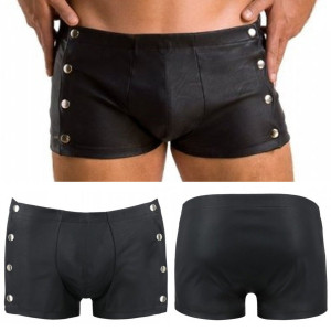 048 Short David black bokserki męskie czarne