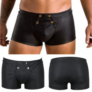050 Short Patrick black czarne bokserki męskie