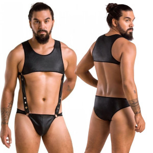 056 Body Adam black czarny komplet bielizny
