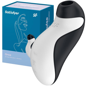 Satisfyer Orca Double Air Pulse - Ciśnieniowy Stymulator łechtaczki "orka", USB