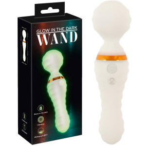 You2Toys GITD Wand Vibrator - Świecący w ciemności masażer Wand na USB