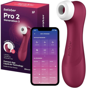 Satisfyer Pro 2 Generation 3 - Ciśnieniowy stymulator sterowany aplikacją, USB