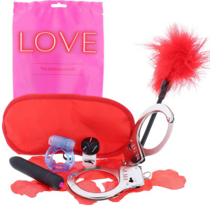 The Sensual Love Kit - Zestaw gadżetów do miłosnych igraszek