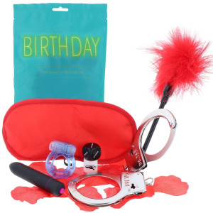 The Naughty Birthday Kit - Zestaw gadżetów do miłosnych igraszek