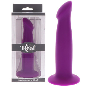 ToyJoy Goodhead Dong 6 Inch - Dildo półrealistyczne z przyssawką, Fioletowe