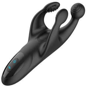 Boss Series Tapping and vibrating penis stimulator - Wielofunkcyjny stymulator penisa i jąder