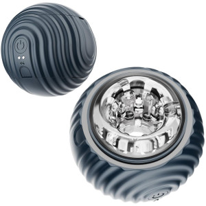 Boss Series Massage Ball , VIBRATING BALL MALE STROKER - Masturbator