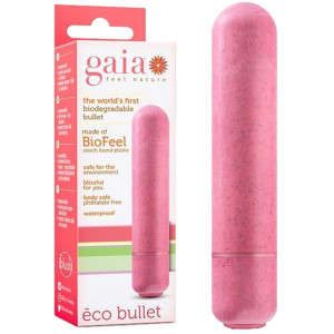 GAIA ECO BULLET CORAL - Mini wibrator typu "Pocisk", Różowy