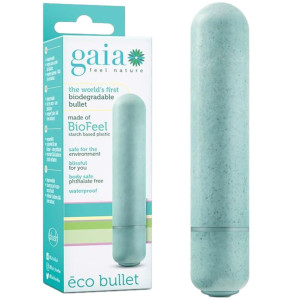 Blush GAIA ECO BULLET AQUA - Mini wibrator typu "Pocisk", Miętowy