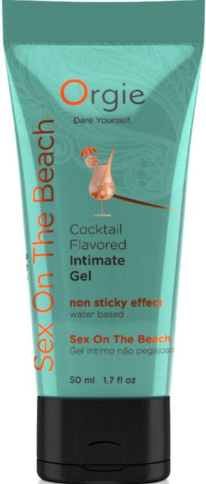 Lubrykant na bazie wody o smaku i zapachu - Cocktail Sex On The Beach - 50ml - Orgie