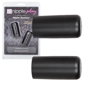 Czarne przyssawki do sutków - Nipple Play -  BDSM - Calexotics