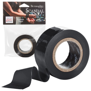 Calexotics SCANDAL LOVERS TAPE BLACK - Taśma do krępowania