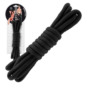 Hidden Desire BONDAGE ROPE 3 M - Linka do krępowania, Czarna