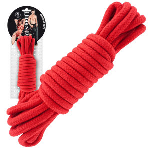 Hidden Desire BONDAGE ROPE 5 METER RED - Linka do krępowania, Czerwona