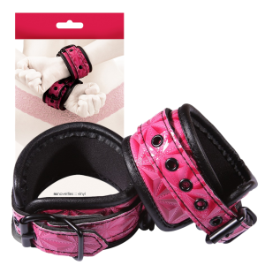 SINFUL WRIST CUFFS PINK Erotyczne kajdanki, Różowe - gotowe