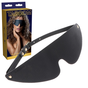 Signature Blindfold Black Opaska, Czarna BDSM
