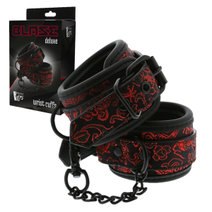 Dream Toys BLAZE DELUXE WRIST CUFFS Kajdanki na kostki, Czerwone BDSM