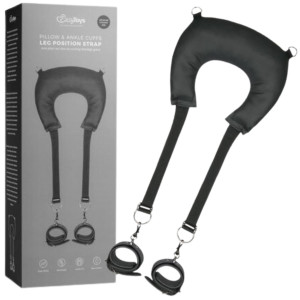 Uprząż do podtrzymywania nóg - pozycjoner erotyczny - Czarny - Easy Toys