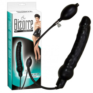 Be Bizarre Blow Me Realistyczne dildo - pomowane, Czarne Lateksowe
