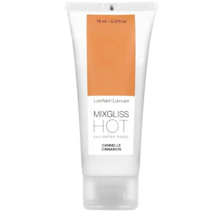 Lubrykant na bazie wody -  MIXGLISS - zapach cynamonowy 70 ml - z efektem rozgrzewnia