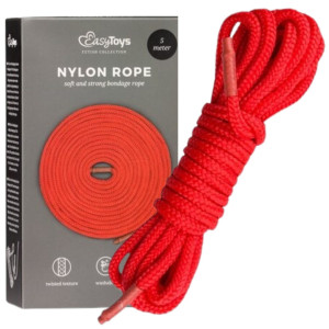 Red Bondage Rope Czerwona lina do krępowania 5m