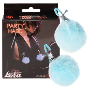 Zaciski na sutki - Party Hard - Angelic - z pomponem - Lola Toys
