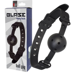 Knebel kulkowy z regulowanym paskiem - klasyczny - BLAZE - Dream Toys