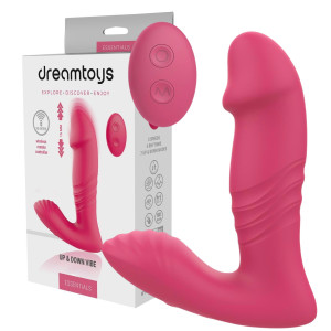 ESSENTIALS UP AND DOWN - Wibrator motylek z funkcją ruchów "góra-dół", USB