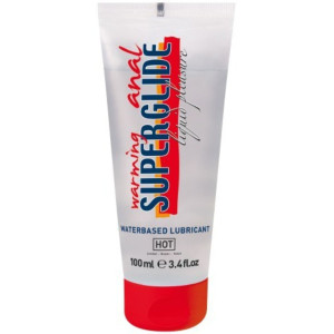 Lubrykant analny - Superglide Warming- 100 ml  - znieczulający, gęsty - HOT