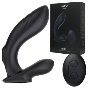 INTY Toys- Rebel - Profesjonalny masażer prostaty na USB, Czarny