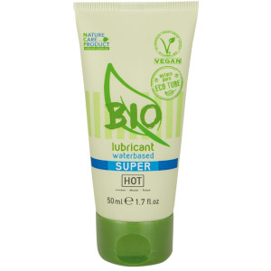 Lubrykant na bazie wody - BIO Super 50 ml - wegański, nawilżający, długotrwały - HOT