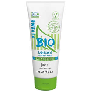 Lubrykant na bazie wody - BIO Superglide Xtreme 100 ml -nawilżający - dla wegan - HOT