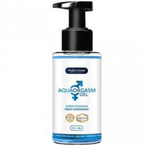 Lubrykant na bazie wody - Aqua Orgasm 150 ml - nawilżający i wspomagający orgazm - Medica