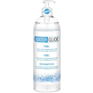 Lubrykant na bazie wody - WATERGLIDE 1000 ML FEEL - długotrwale nawilżający - B2B
