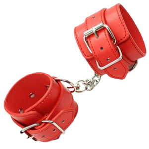 Polsiere Cuffs Belt red Erotyczne kajdanki, Czerwone BDSM