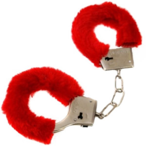 Love Cuffs Red Erotyczne kajdanki, Czerwony BDSM