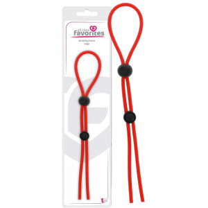 Pierścień erekcyjny All Time Favorites Stretchy silikonowy czerwony 6 cm Dream Toys