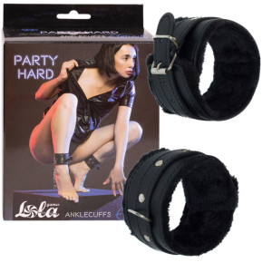 Ankle cuffs Party Hard Eternity Black Kajdanki na kostki, Czarny BDSM