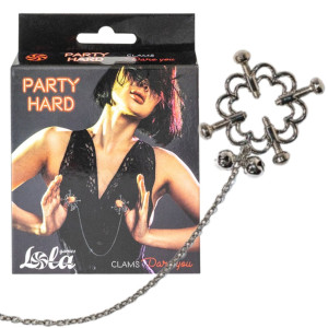 Klamry na sutki z ozdobnym łańcuszkiem - biżuteria - Party Hard - Dare - Lola Toys