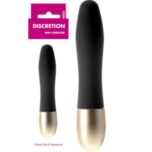 Czarny wibrator Me you us discretion bullet black o długości 8 cm silikonowy